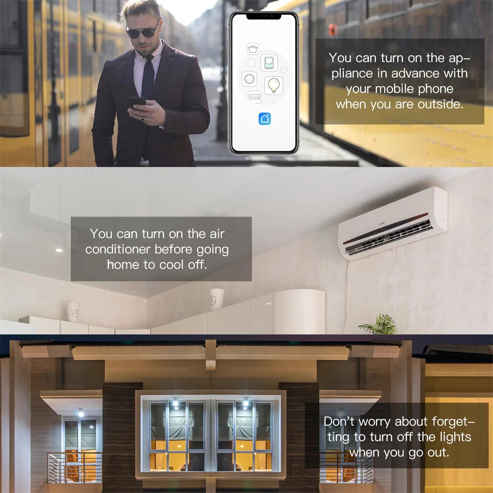 Smart home technology advertisement.