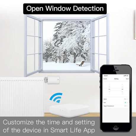 Smart home temperature control system.