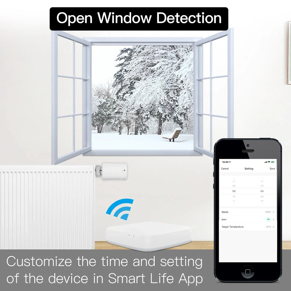 Smart home temperature control system.