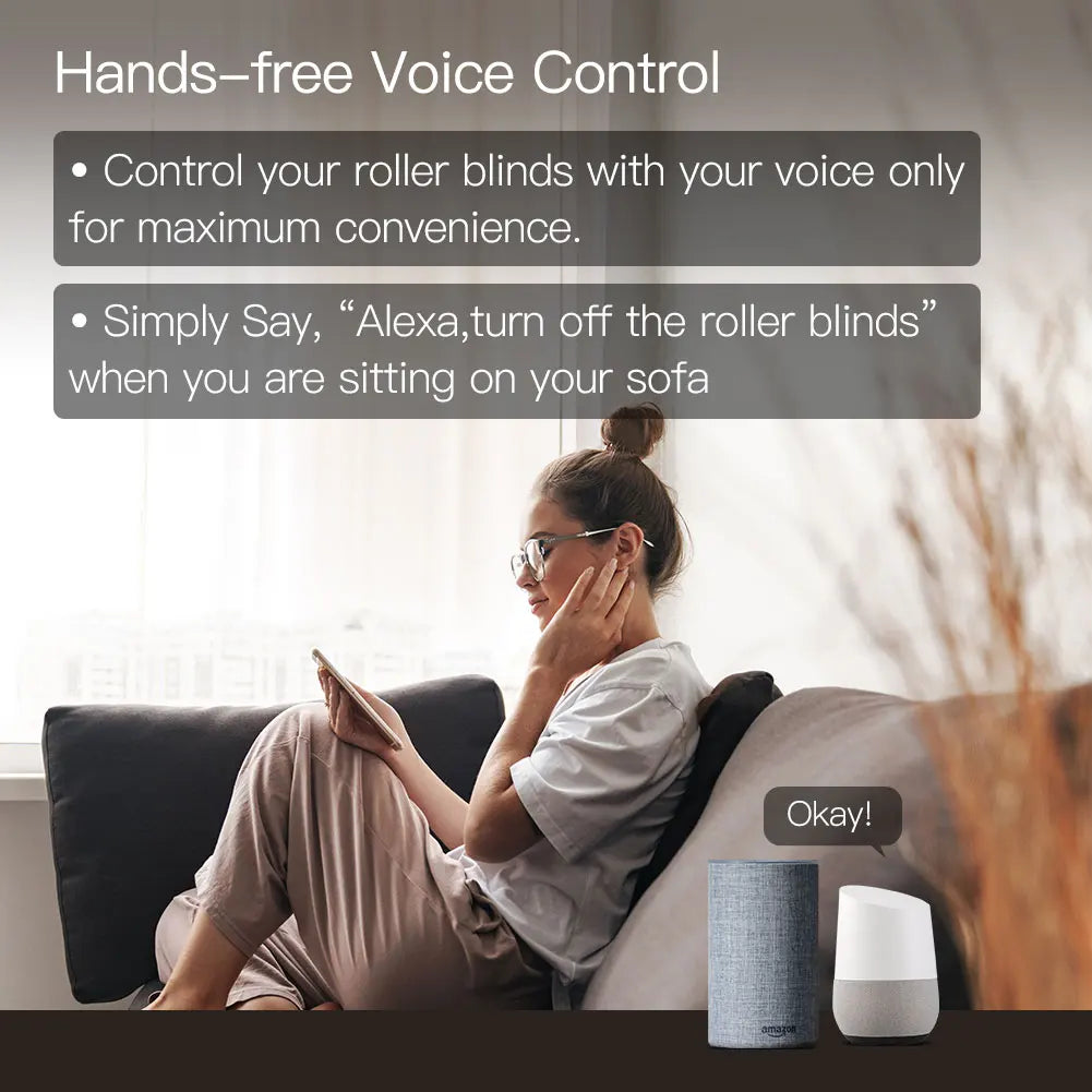 Smart home voice control advertisement.