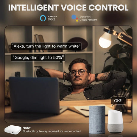 Smart home voice control advertisement.