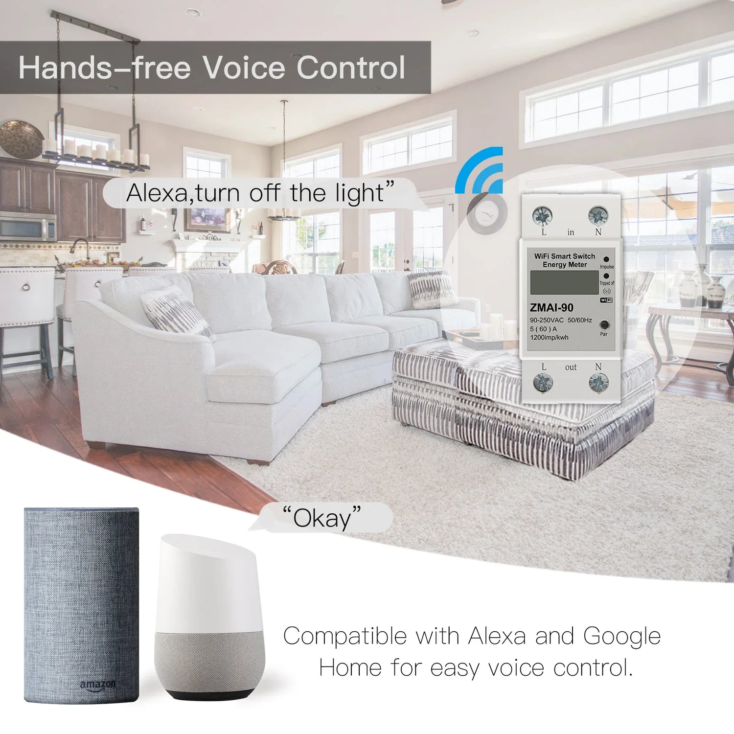 Smart home voice control system.