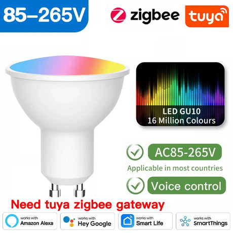 Smart LED light bulb.