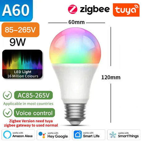 Smart LED light bulb.