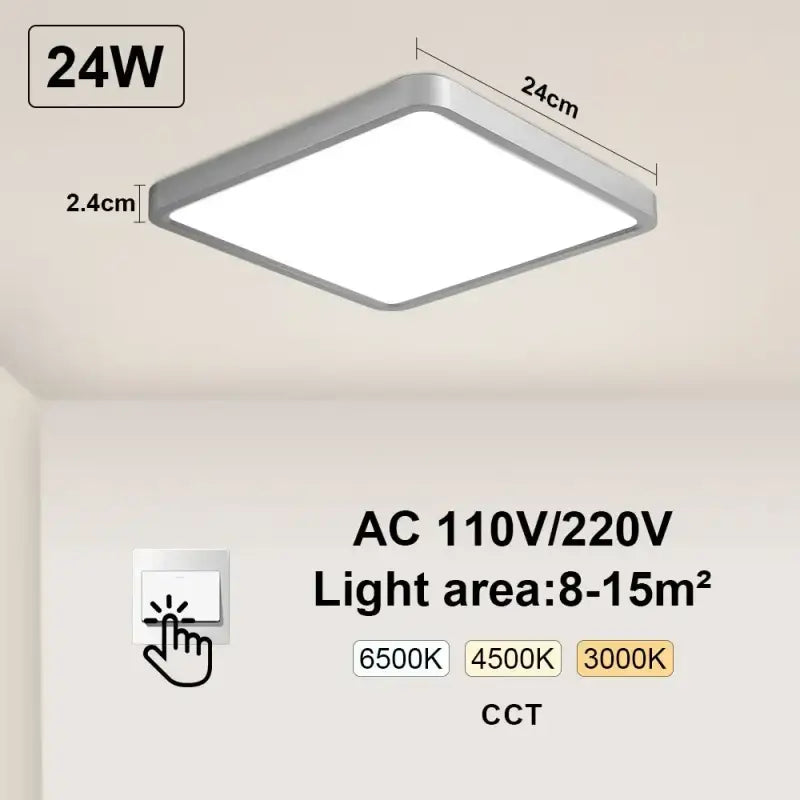 led panel ceiling light