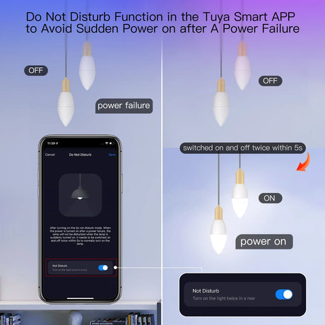 Smart light control feature.