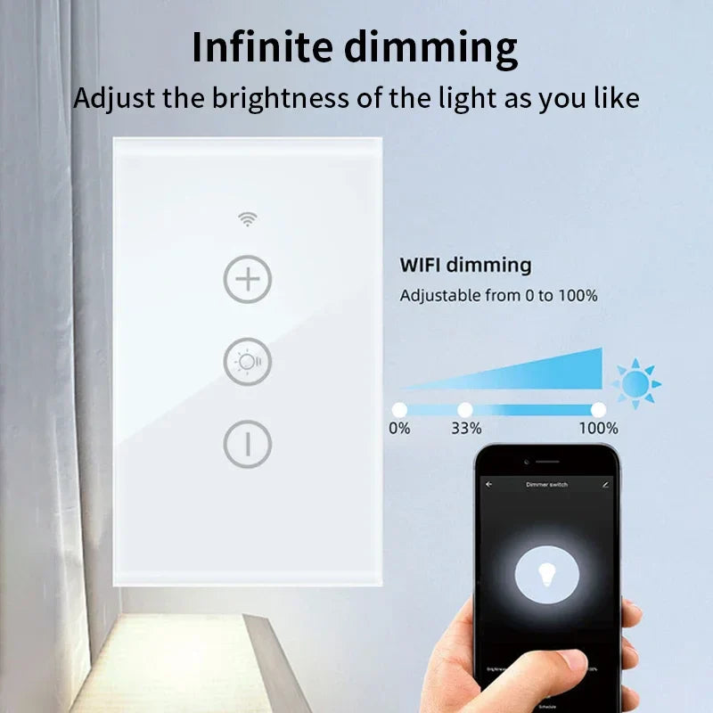 Smart light dimmer switch.