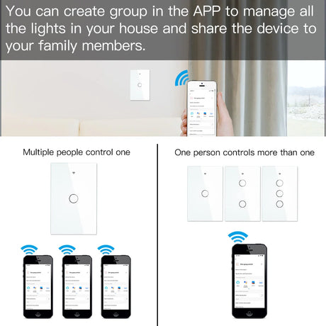Smart light switch system.