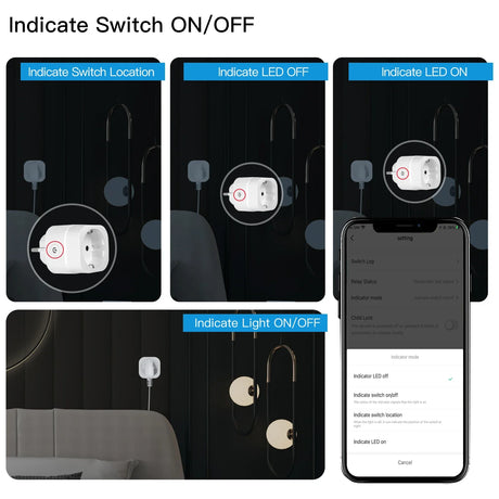 Smart plug features.