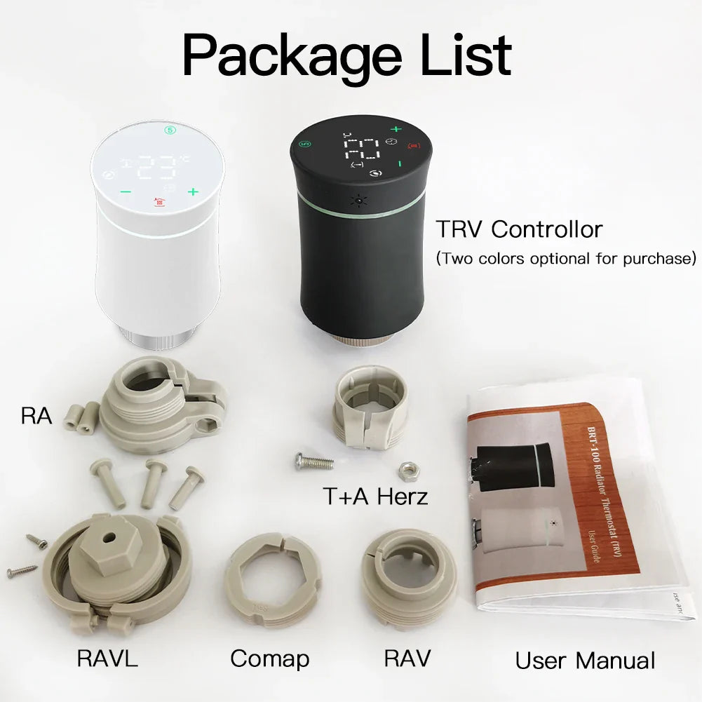 Smart radiator thermostat package.