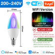 Smart WiFi LED light bulb.