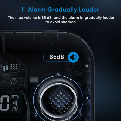 the back of a smartphone with a clock on it
