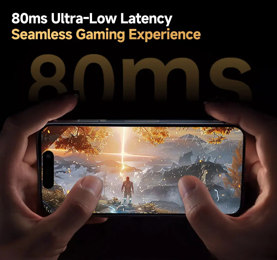Gaming smartphone with low latency.