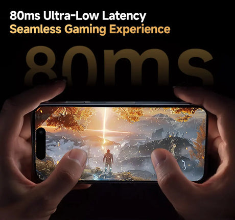 Gaming smartphone with low latency.