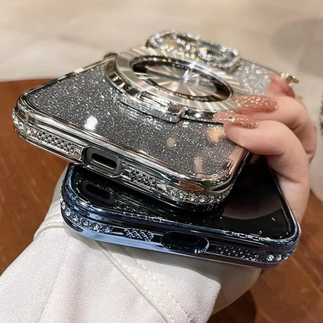 Sparkly, jeweled phone cases.