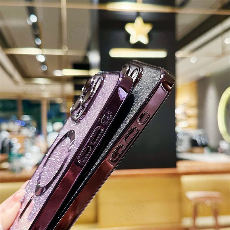 Sparkly phone cases.