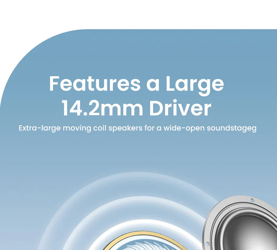 Speaker driver with concentric circular components visible.