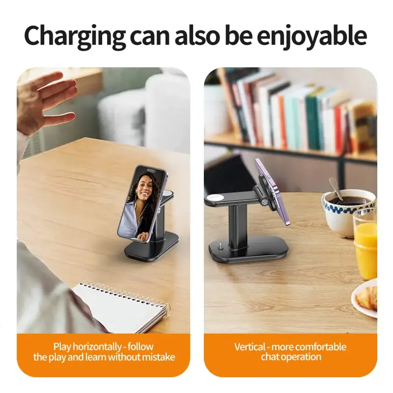 The charging station is a great way to charge your phone