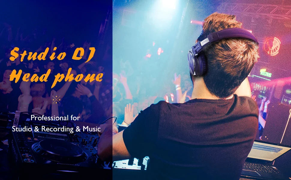 Studio DJ headphones.