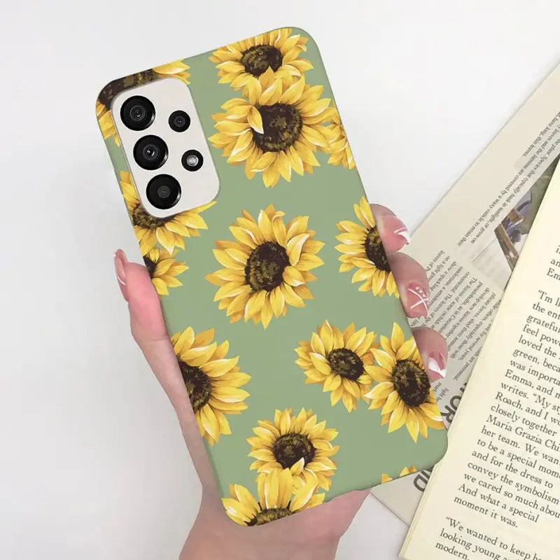sunflowers phone case