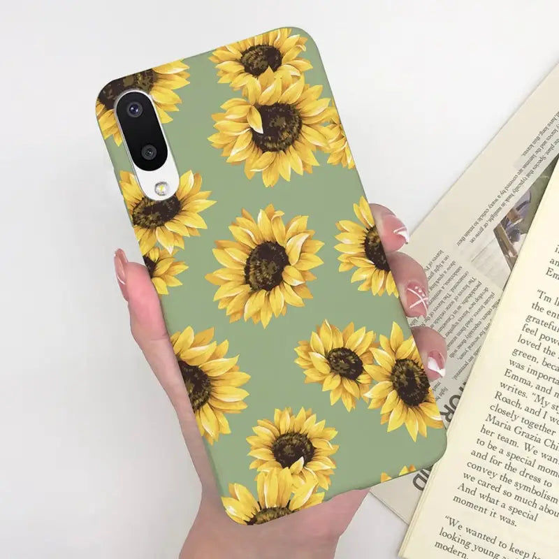 sunflowers phone case