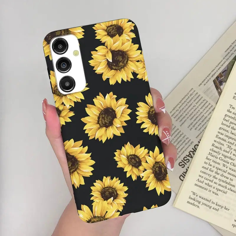 sunflowers phone case