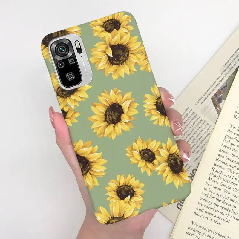sunflowers phone case