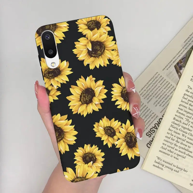 sunflowers phone case