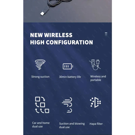 The new wireless charging device with a cable attached to it
