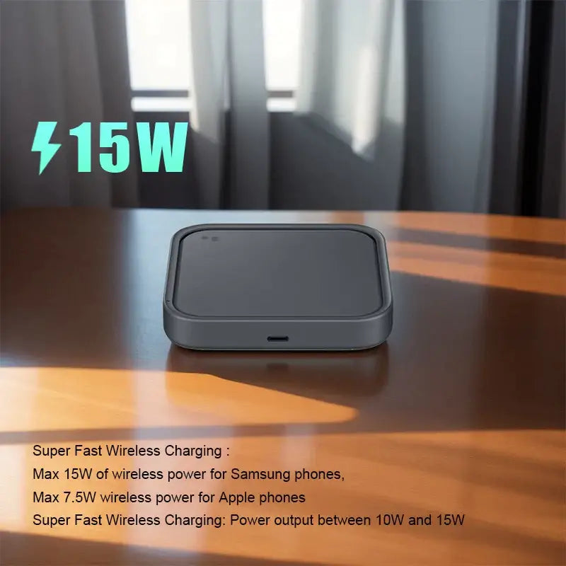 A table with a wireless device on it