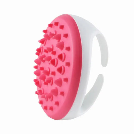 a pink and white silicone with hearts on it