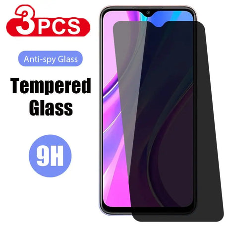 3 pack anti - spy glass screen protector for oneplus 7t