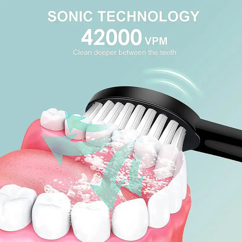 A toothbrush with tooth brush and toothbrush