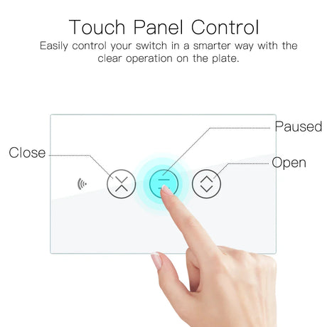 Touch panel control switch.