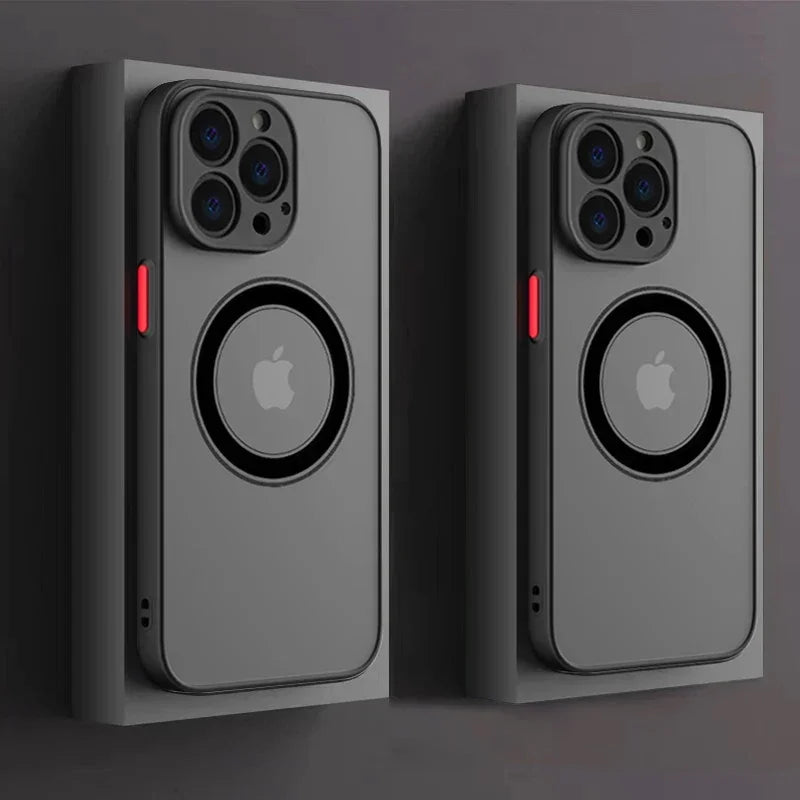 Two gray iPhone cases.