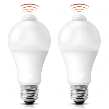 Two light bulbs with one light on the other