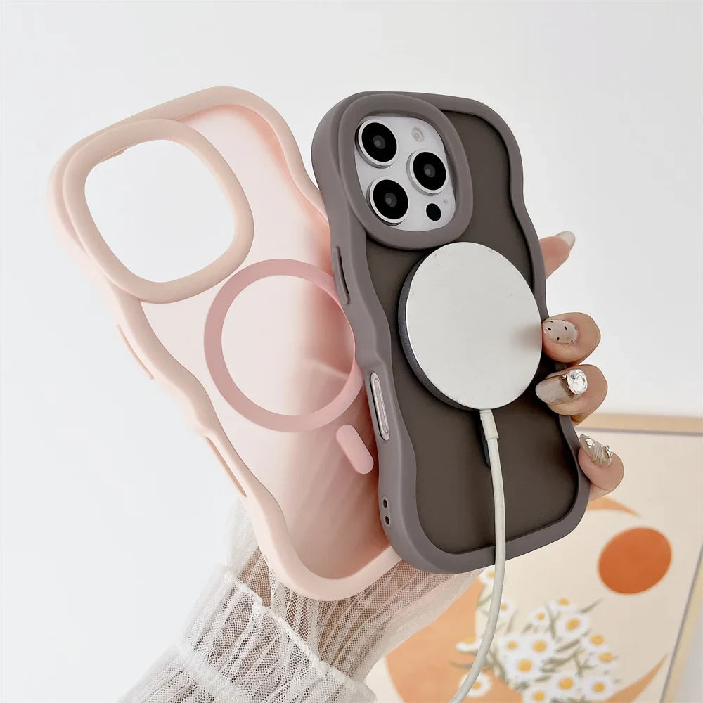 Two phone cases with MagSafe charging.