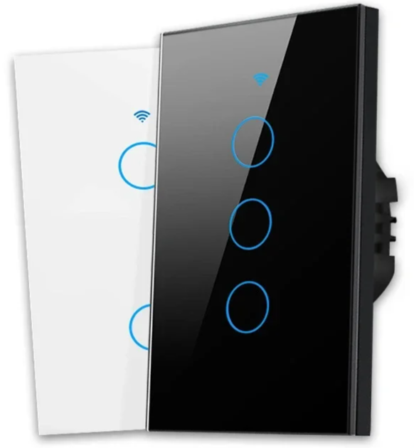 Two smart light switches.