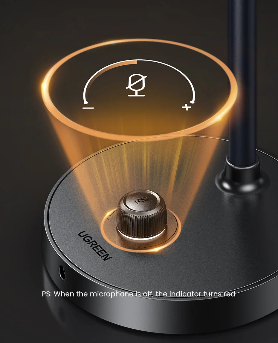 UGREEN microphone volume control.