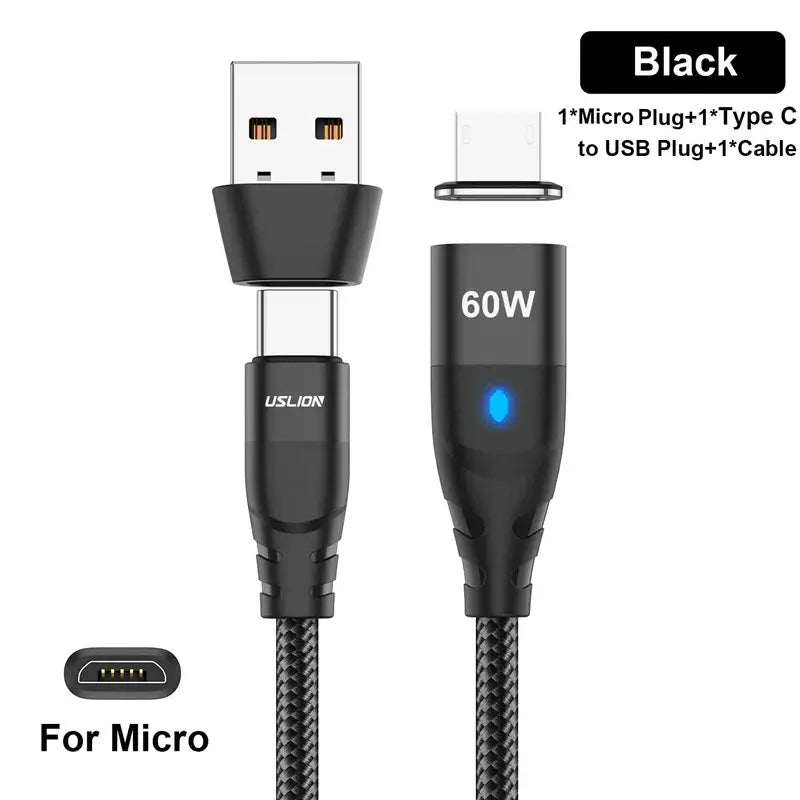 anker usb cable with micro usb type c to usb type c cable