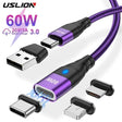 usb to micro usb cable with lightning charging