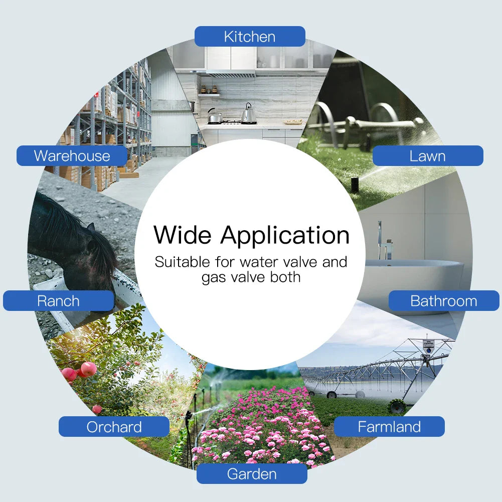 Water and gas valve applications.