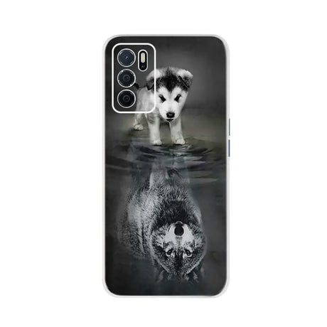a dog in the water phone case