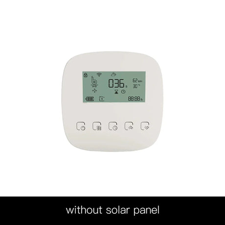 White digital thermostat.