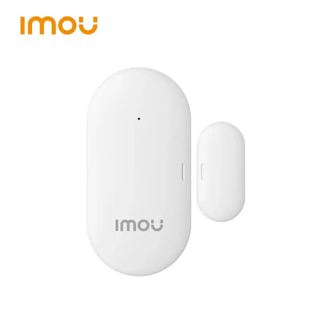 a white door and window sensor with the word mou on it