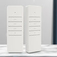 A white light switch on a table