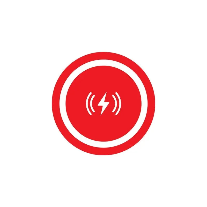 the red circle with a white lightning symbol