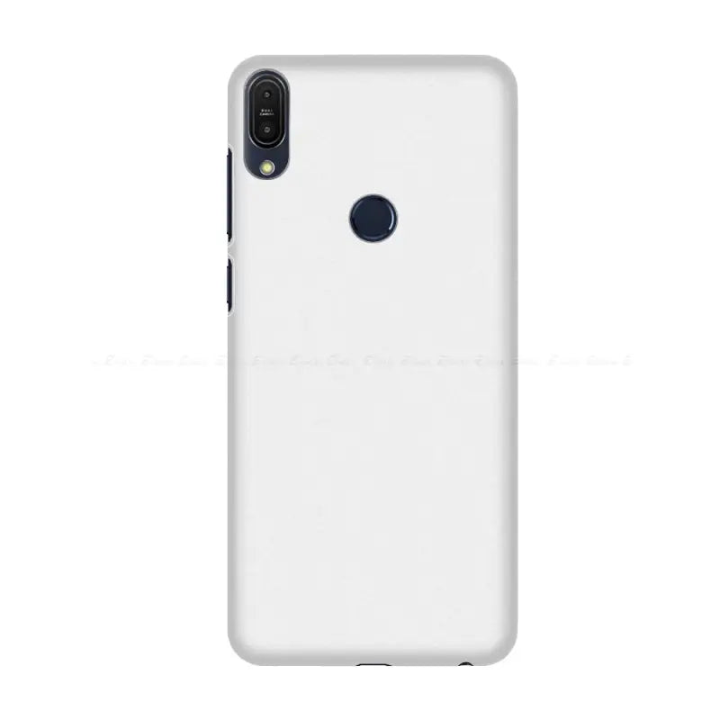 The back of the white phone case