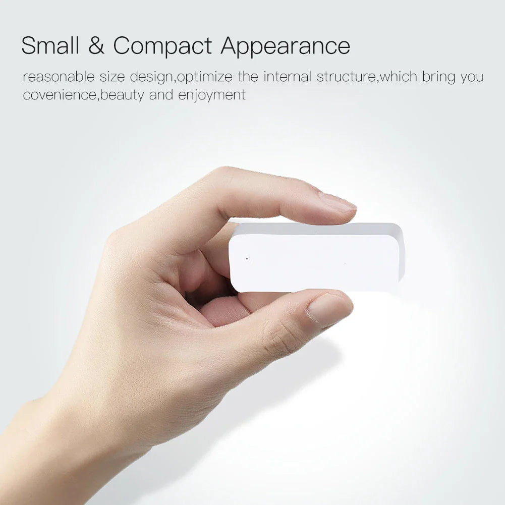 Small white rectangular device.