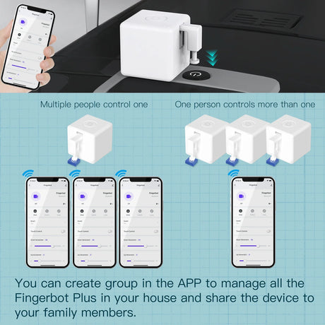 White robotic finger device.